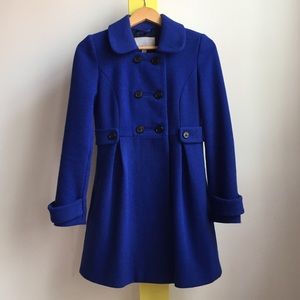 Old Navy Royal Blue Long Peacoat